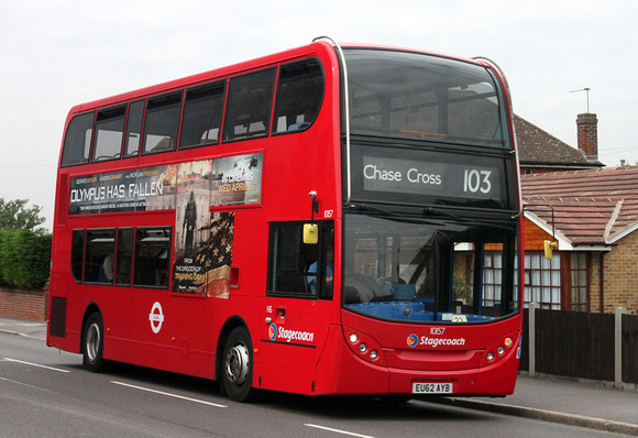 Route 103, Stagecoach London 10157, EU62AYB, Chase Cross