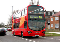Route EL1, Go Ahead London, WVL338, LX59DDV, Thames View Estate