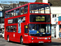 Route 86, Stagecoach London 18451, LX05LLM, Romford