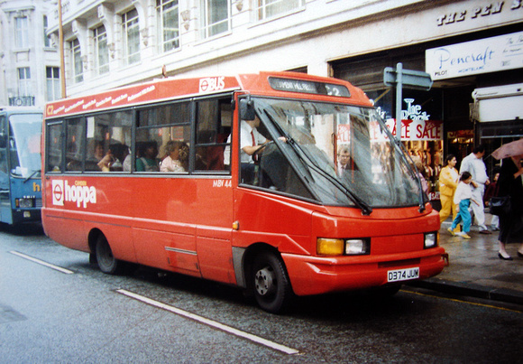 Route C2, London Buses, MBV44, D374JUM, Regent Street