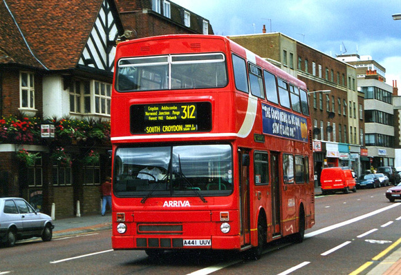 Route 312, Arriva London, M1441, A441UUV, South Croydon