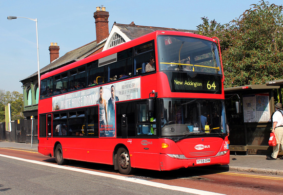 Route 64, Metrobus 967, YT59DYM, East Croydon