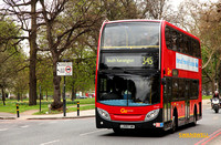 Route 345, Go Ahead London, E107, LX09FAM, Clapham Common