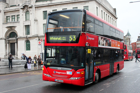 Route 53, Stagecoach London 15091, LX09AGZ, Woolwich