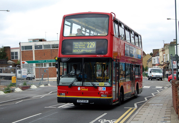 Route 229, London Central, PVL171, X571EGK, Knee Hill