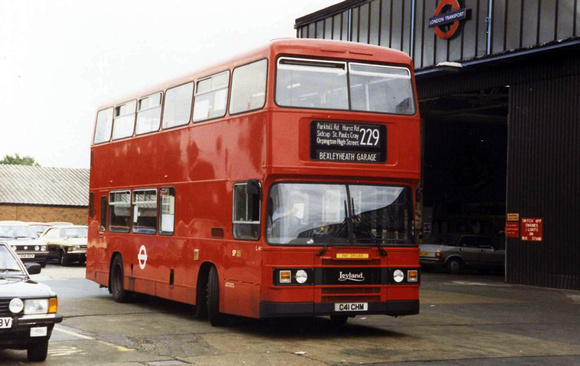 Route 229, London Transport, L41, C41CHM, Bexleyheath Garage