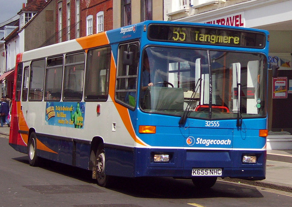 Route 55, Stagecoach South Coast 32555, K655NHC, Chichester