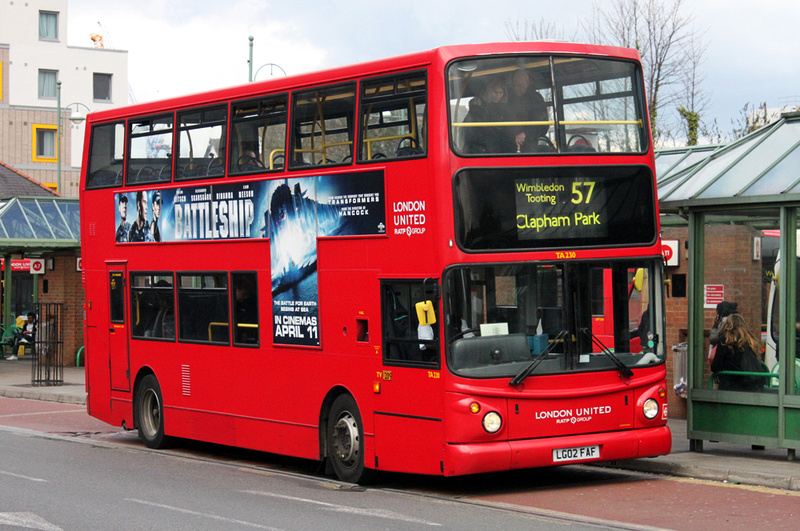 London Bus Routes | Route 57: Clapham Park - Kingston | Route 57 ...