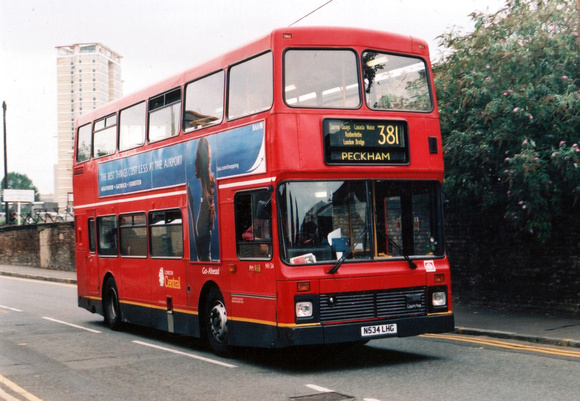 Route 381, London Central, NV34, N534LHG, South Bermondsey