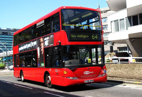 Route 64, Metrobus 964, YT59DYH, East Croydon