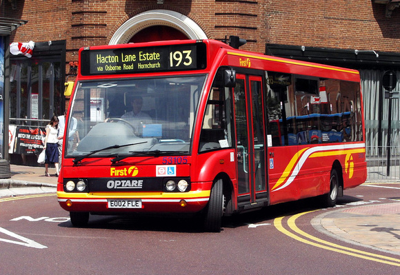 Route 193, First London, OOL53105, EO02FLE, Romford