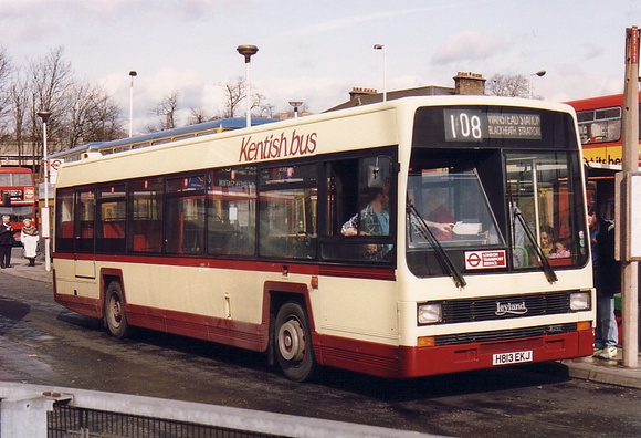Route 108, Kentish Bus 813, H813EKJ, Lewisham