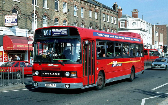 Route 607, Uxbridge Buses, LS503, 503CLT, West Ealing