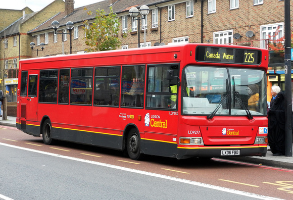 Route 225, London Central, LDP277, LX06FBD, New Cross
