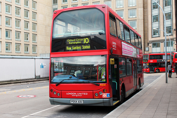 Route 10, London United RATP, VLE40, PO54ADU, Hammersmith
