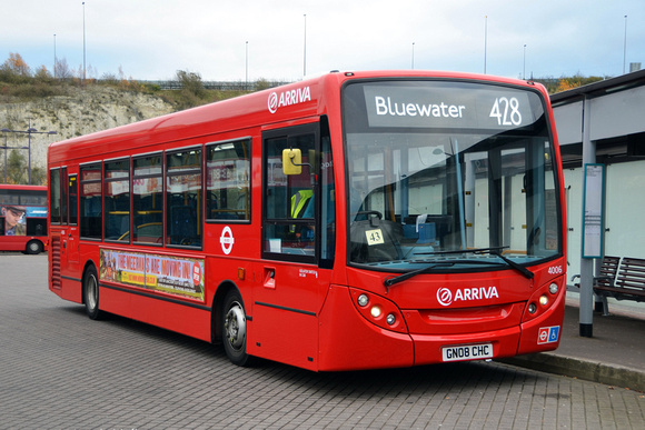 Route 428, Arriva Kent Thameside 4006, GN08CHC, Bluewater