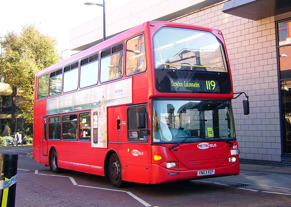 Route 119, Metrobus 493, YN53RZF, Bromley