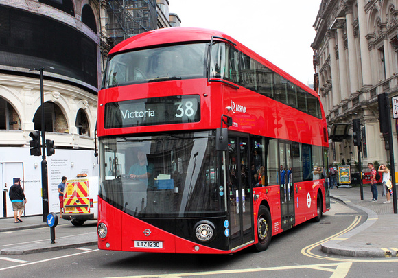 Route 38, Arriva London, LT230, LTZ1230, Piccadilly Circus