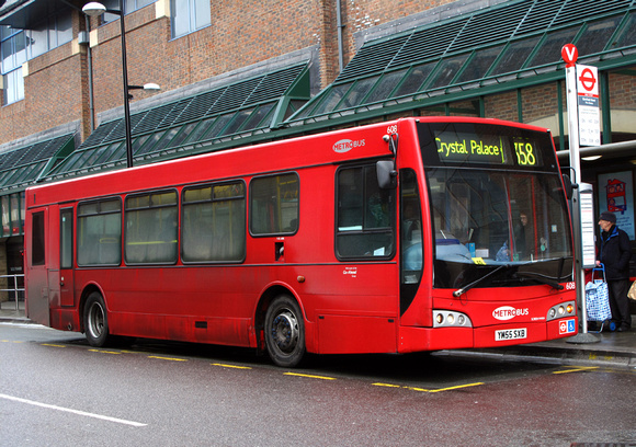 Route 358, Metrobus 608, YM55SXB, Bromley