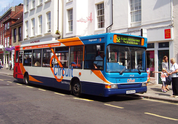 Route 52, Stagecoach South Coast 34528, GX04EYA, Chichester