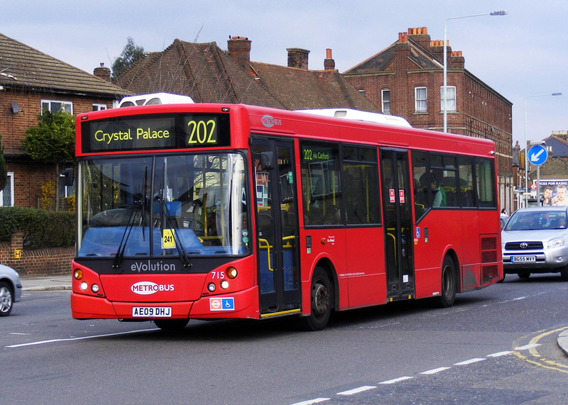 London Bus Routes Route 202 Blackheath, Royal Standard Crystal