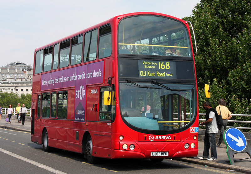 London Bus Routes | Route 168: Hampstead Heath - Old Kent Road, Tesco