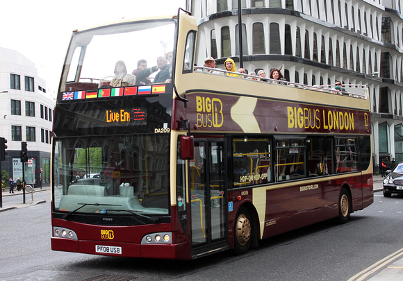 Big Bus Tours, DA209, PF08USB, Mansion House