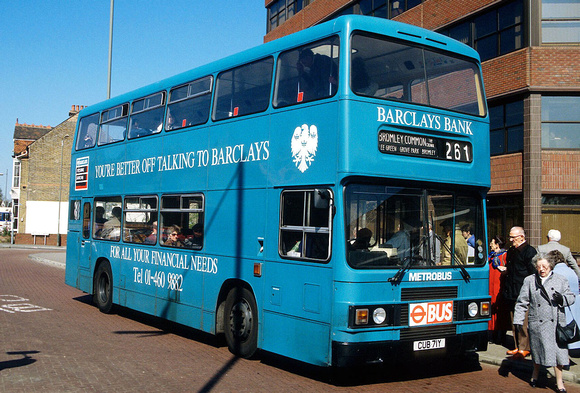 Route 261, Metrobus, CUB71Y, Bromley
