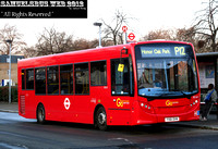 Route P12, Go Ahead London, SE163, YX61DVN, Surrey Quays