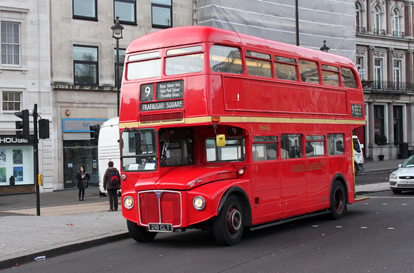 Route 9, First London, RM1218, 218CLT, Trafalgar Square