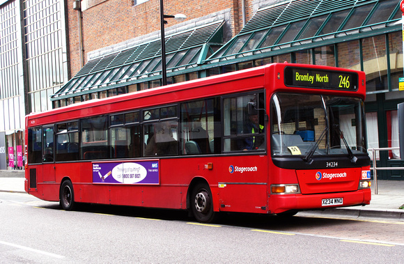 Route 246, Stagecoach London 34234, X234WNO, Bromley