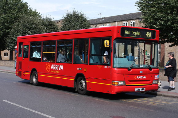 Route 450, Arriva London, PDL125, LJ56ARF, Croydon