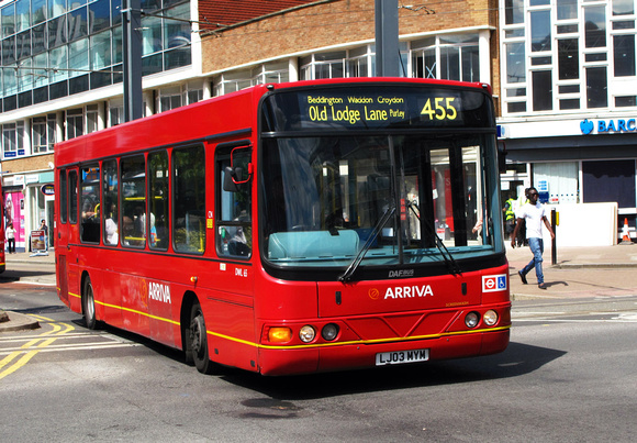 Route 455, Arriva London, DWL65, LJ03MYM, Croydon