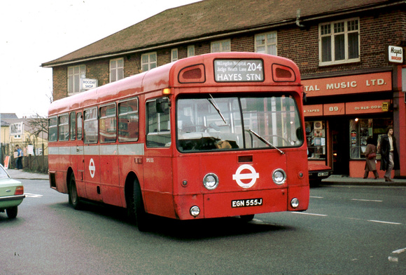 Route 204, London Transport, SMS555, EGN555J, Hayes