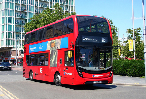 Route 161, Stagecoach London 12395, YX16OHL, Woolwich
