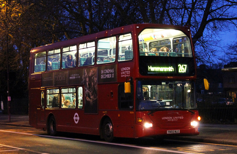 London Bus Routes | Route 267: Fulwell - Hammersmith | Route 267 ...