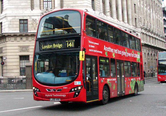 Route 141, Arriva London, HW1, LJ09KRG, Bank