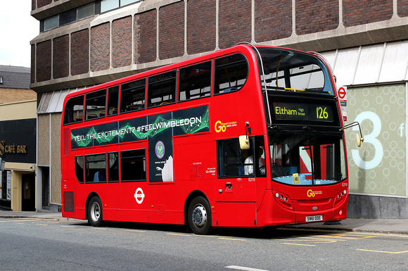 Route 126, Go Ahead London, E210, SN61DDE, Bromley