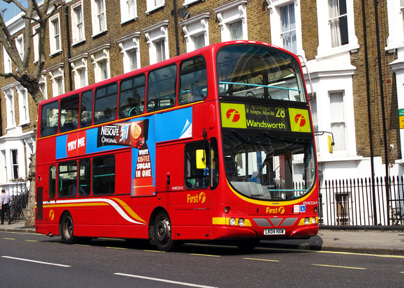Route 28, First London, VNW32410, LK04HXW, Fulham