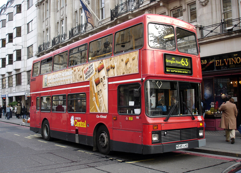 London Bus Routes | Route 63: Honor Oak - King's Cross | Route 63 ...