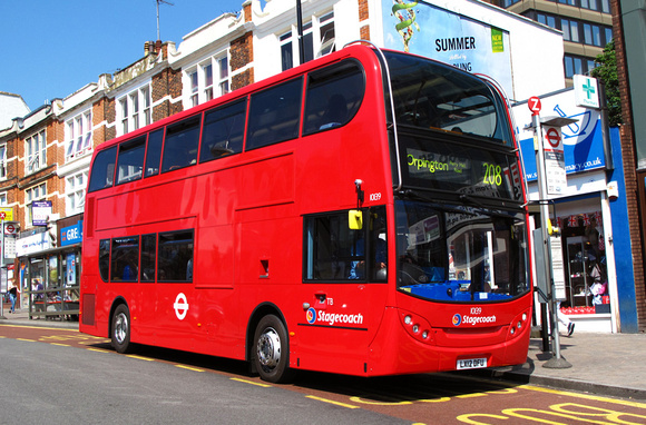Route 208, Stagecoach London 10139, LX12DFU, Bromley