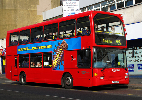 Route 405, Metrobus 480, YN53RYP, Croydon