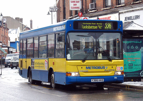 Route 336, Metrobus 386, Y386HKE, Bromley