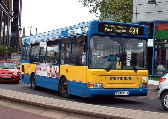 Route 494, Metrobus 341, W341VGX, West Croydon