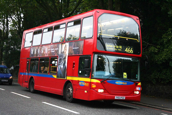 Route 466, Metrobus 434, YV03PZZ, Caterham
