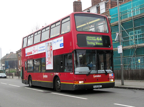 Route 44, London General, PVL380, PJ53NKT, Tooting