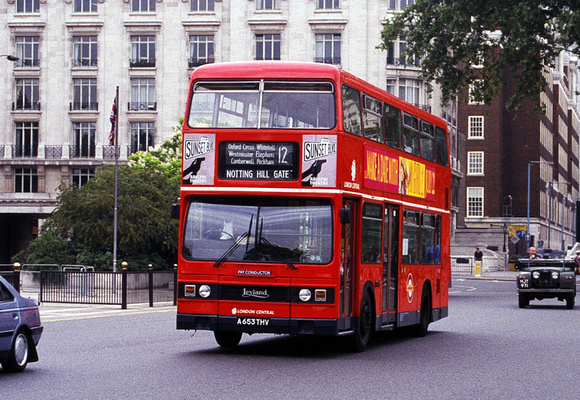 Route 12, London Central, T1053, A653THV, Marble Arch