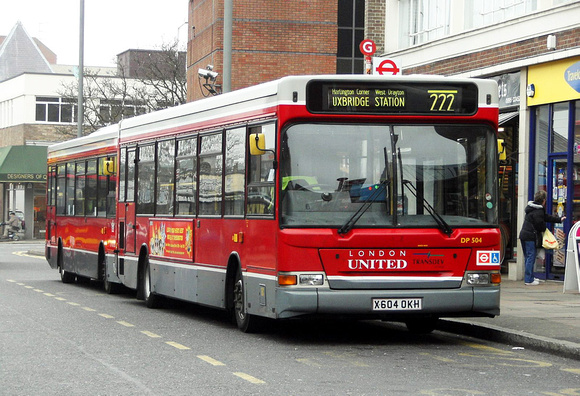 Route 222, London United, DP504, X604OKH, Uxbridge