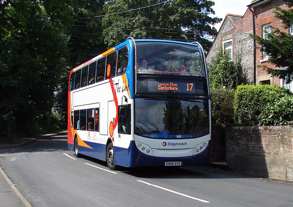 Route 17, Stagecoach East Kent 19024, SN56AVO, Elham