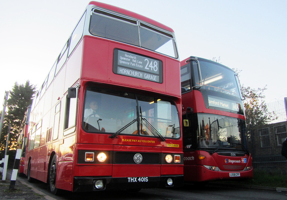 Route 248, London Transport, T1, THX401S, Cranham